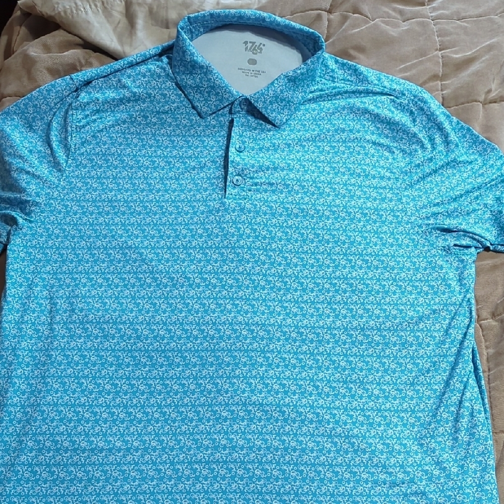 Men's Blue Polo Shirt